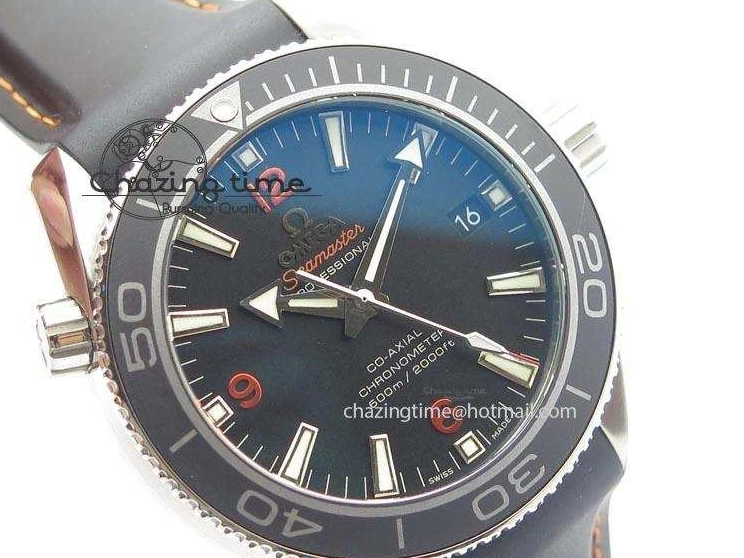 0118 Planet Ocean SS Bp Maker 45mm Black Bezel Orange Numbers On Black Rubber Strap A Popular 8220